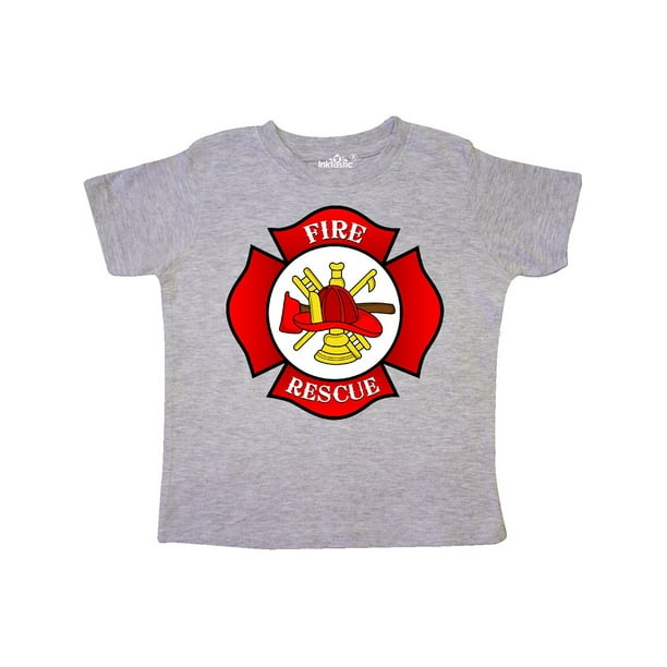 inktastic Maltese Cross Firefighter Toddler T-Shirt 
